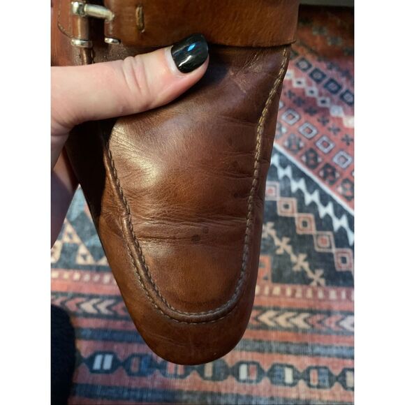 Magnanni Paseo Leather Strap Dress Loafer shoes men's size 12M - Picture 8 of 9